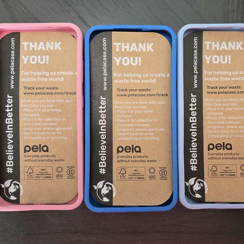 Eco-Friendly Phone Case - Pink, Blue, Gray